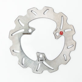 Rear braking rotor by Braking, model 32-2253, showing the metallic disc with vented design for efficient braking performance.