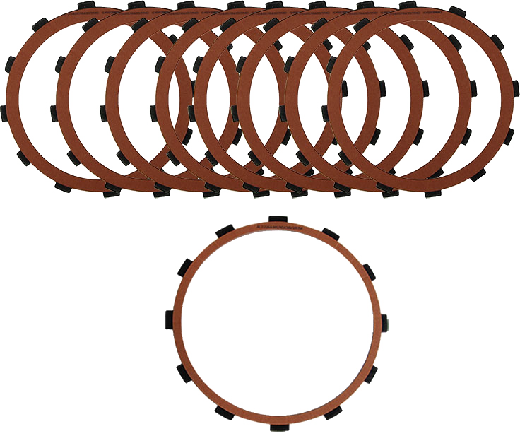 ALTO clutch packs for Big Twin motorcycles, showing friction clutch components in a set for 1998 and newer models.
