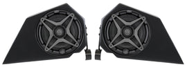 Pair of SSV Works Slingshot side speakers for audio system, featuring rugged design and weather-resistant construction.