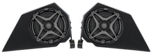 Load image into Gallery viewer, Pair of SSV Works Slingshot side speakers, black audio speakers mounted on a vehicle, designed for clear sound and durable outdoor use.