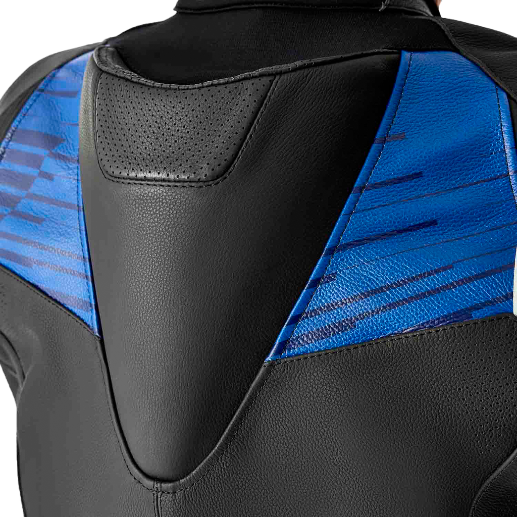 Tractech Evo D3o Jacket Blk/Blue Leather Xl