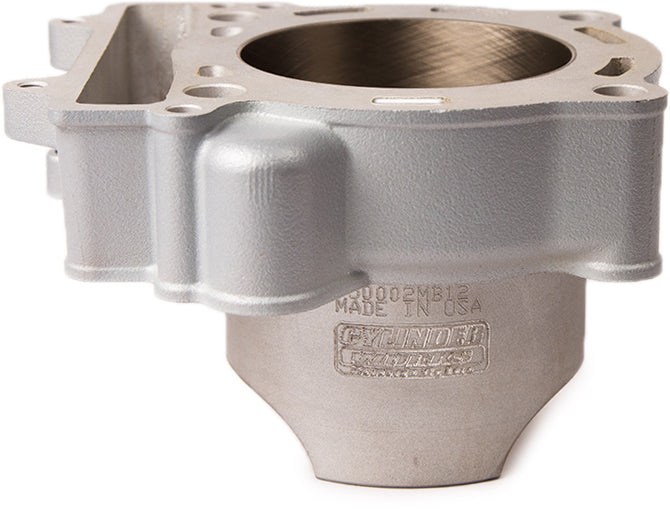 Cylinder Works engine cylinder for Husqvarna and KTM models, showcasing the metal cylinder with precise machining details.
