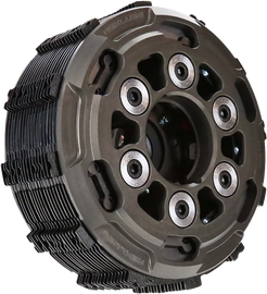 Rekluse Apex Clutch for Twin Cam 07-10 motorcycles, close-up of clutch assembly with metallic components and branding.