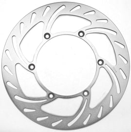EBC Motorcycle Brakes standard rotor 15-6017 showing a metal brake disc with drilled design for motorcycle braking system