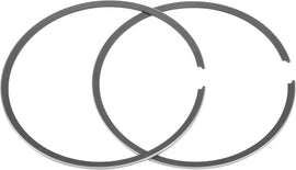 SP1 piston rings from the 54-719R2 piston kit, showing shiny metal rings with grooves for sealing in an engine component