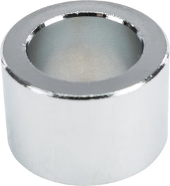 HardDrive 1-inch rear chrome wheel spacer for vehicles, showing the shiny metal spacer with mounting holes.