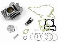Load image into Gallery viewer, BBR 143cc big bore engine kit for Kawasaki KLX110, showing the engine components and kit parts in detail.