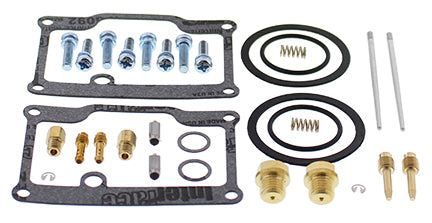 All Balls carburetor rebuild kit for intake and fuel systems, featuring gaskets and parts for model 141-8921.