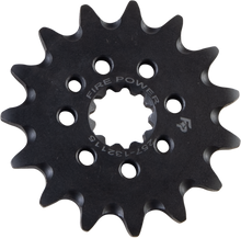Load image into Gallery viewer, Steel 15-tooth Fire Power front CS sprocket for Honda CRF250 motorcycle, featuring durable construction and precise gear fitment.