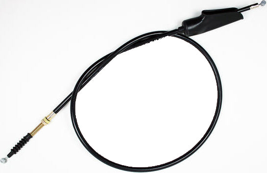 Motion Pro black vinyl clutch cable for motorcycles, showing the durable cable with protective black vinyl coating.