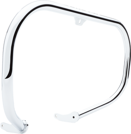 Chrome Cobra Freeway Bars 1.25-inch for Harley Davidson FXD/B/C models 1991-2017, durable motorcycle body accessories.