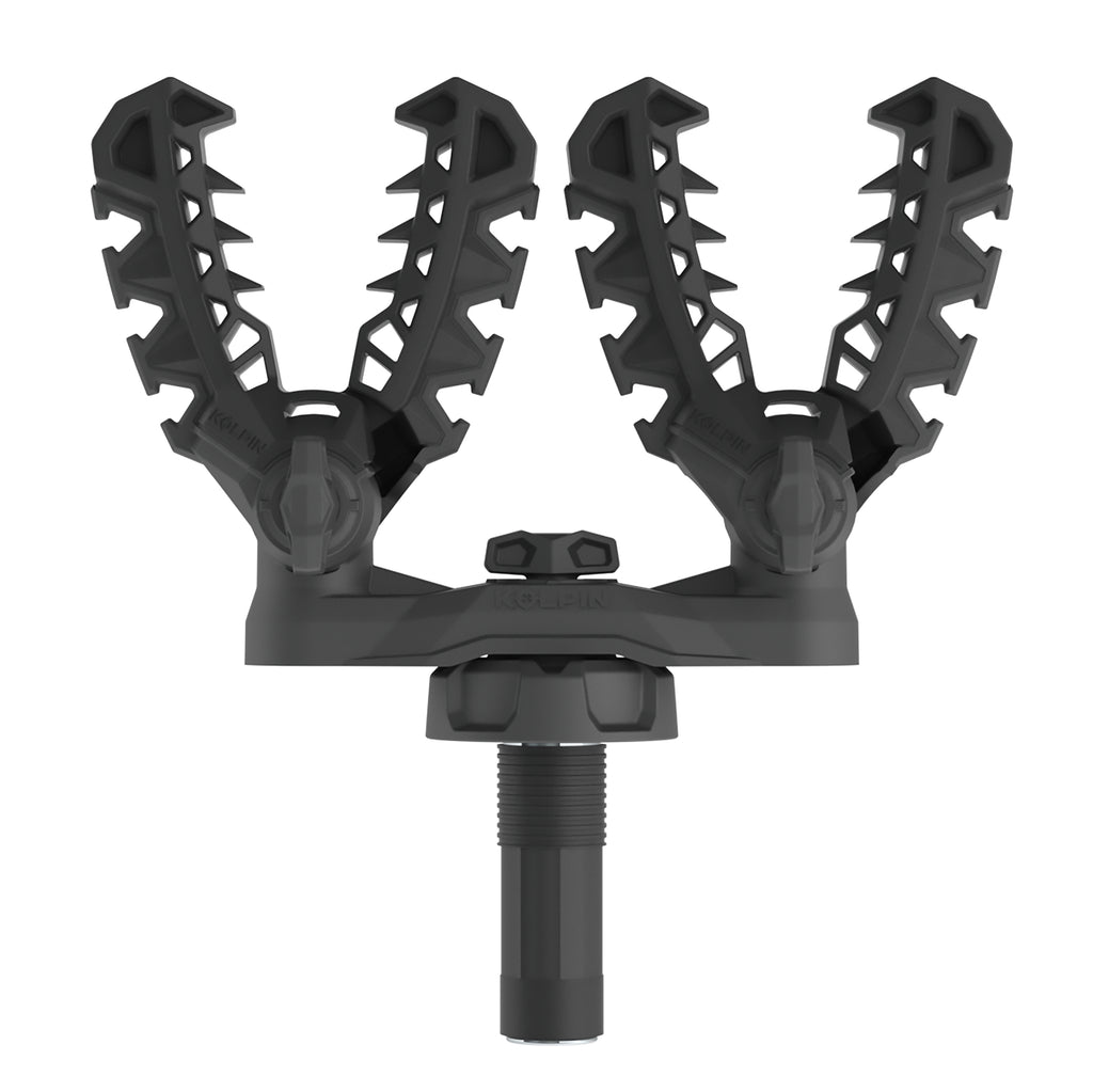 Kolpin Kxp Rhino Grip XLR Double UTV grip in black, showing the sturdy double grip design for secure vehicle handlebar mounting