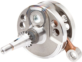 Hot Rods Stroker Crankshaft for engine, 421-4149, showing polished metal with detailed machining for performance enhancement.