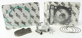 Vertex forged H-C piston top end kit with components, including pistons and hardware for engine rebuild.