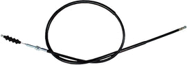 Motion Pro black vinyl clutch cable 70-2163 for motorcycle, showing the durable cable with protective vinyl coating.