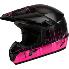 Charger l'image dans la galerie, Youth Mx 46y Frequency Offroad Helmet Black/Pink Yl