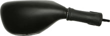 Load image into Gallery viewer, Emgo right motorcycle mirror for Kawasaki 56-9904 with a sleek black finish and round reflective surface.