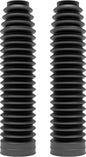 Polisport Plastics black fork boots for 250x32x60 motorcycle forks, with 20 wave design, part number 64-1042.