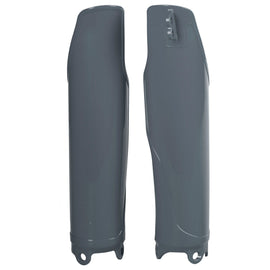 Polisport Plastics Nardo Grey fork guard body for motorcycle, part number 64-3944, shown in the image.