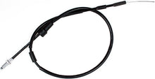 Load image into Gallery viewer, Motion Pro black vinyl throttle cable 70-5337 with metal fittings, designed for motorcycle control systems.