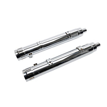 Load image into Gallery viewer, FireBrand Loose Cannon mufflers in chrome for Cheiftain and Challenger 2014 and up, featuring sleek exhaust design