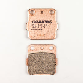 Braking Sport Sintered Brake Pad Set 31-686, high-performance motorcycle brake pads with metal backing and friction surface.