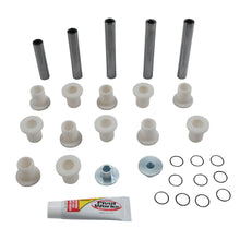 Load image into Gallery viewer, Pivot Works suspension IRS bearing kit Pol 52-1410 with various bearings and hardware for bike suspension maintenance.