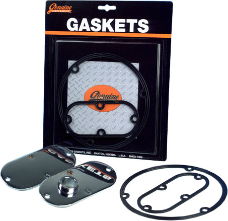 James Gasket primary insp cover gasket kit 25416-70-K with seals, designed for engine sealing and maintenance.