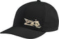 Fly Racing Fly Primary Hat in black, size Sm/Md, with adjustable strap and branded logo on front, casual unstructured style.