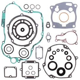 Vertex Complete Gasket Set with Oil Seals, including engine gaskets and seals, shown in the image.