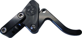 Blowsion Billet Throttle Lever in black for jet skis or watercraft, durable metallic design with ergonomic grip.
