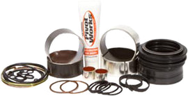 Pivot Works suspension seal and bushing kit for forks, includes various seals and bushings for motorcycle suspension maintenance.
