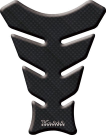 Keiti Tank Pad Mini Carbon decal with graphic design for motorcycle fuel tanks, featuring a sleek black and carbon fiber look.