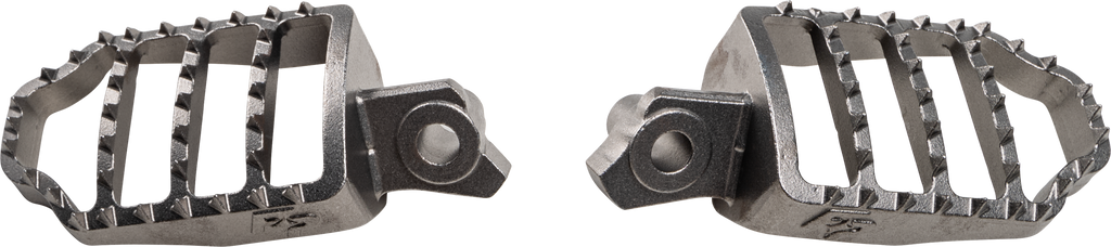 Fire Power standard Gator foot pegs for motorcycle, 58 x 90 mm, durable foot controls with textured surface for grip.