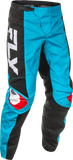Fly Racing - F-16 Pants Cyan/Black/White Sz 42 - 378-93442