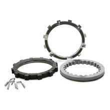 Load image into Gallery viewer, Rekluse Radiuscx clutch pack kit for Sher motorcycles, including clutch plates and springs, displayed on a clean surface.