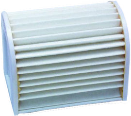 Hiflofiltro Air Filter 551-4601 for motorcycle, close-up of the clean, rectangular air filter element with pleated design.
