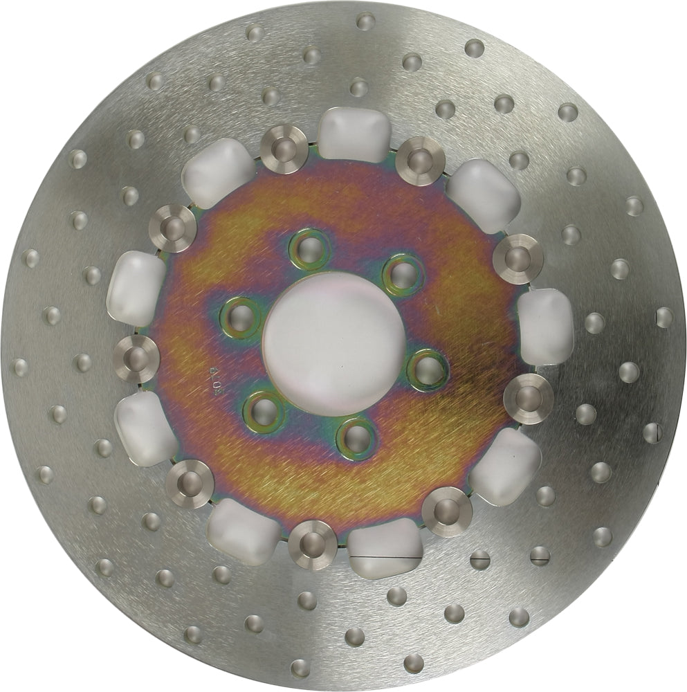 EBC Motorcycle Brakes standard brake rotor with vented design, durable metal construction, and precise fit for motorcycle braking systems.