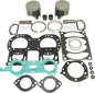 WSM Performance Parts complete top end piston kit with components for engine repair, featuring pistons, rings, and gaskets.