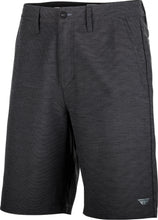 Load image into Gallery viewer, Fly Racing Fly Pilot Shorts in black, size 40, with a close-up view showing the fabric and design details.