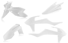 Load image into Gallery viewer, Acerbis white plastic kit with various molded parts, designed for motorcycle or off-road vehicle repair and customization.
