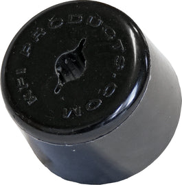 KFI Products winch cable stopper 10-0110 attached to a winch, showing the sturdy metal clamp and cable securing features.