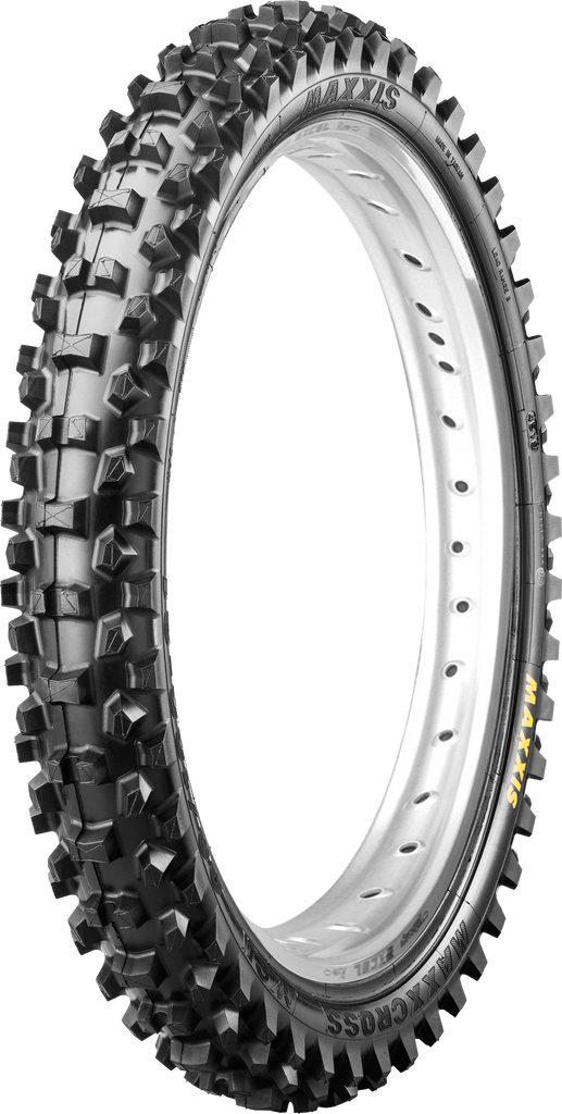 Maxxis Maxxcross Mx-Si front motorcycle tire 80/100-21 bias tire with 51m speed rating and tread pattern for off-road riding