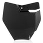 Front Number Plate Black