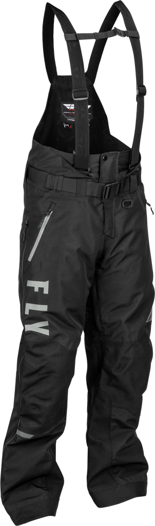 Fly Racing Carbon Bib in black, size small, featuring lightweight, breathable fabric with adjustable straps for motocross or cycling.