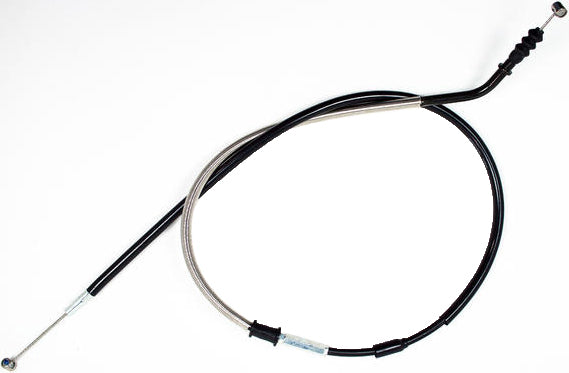 Motion Pro black vinyl clutch cable 70-5312, a durable hydraulic control line for motorcycle clutch systems.