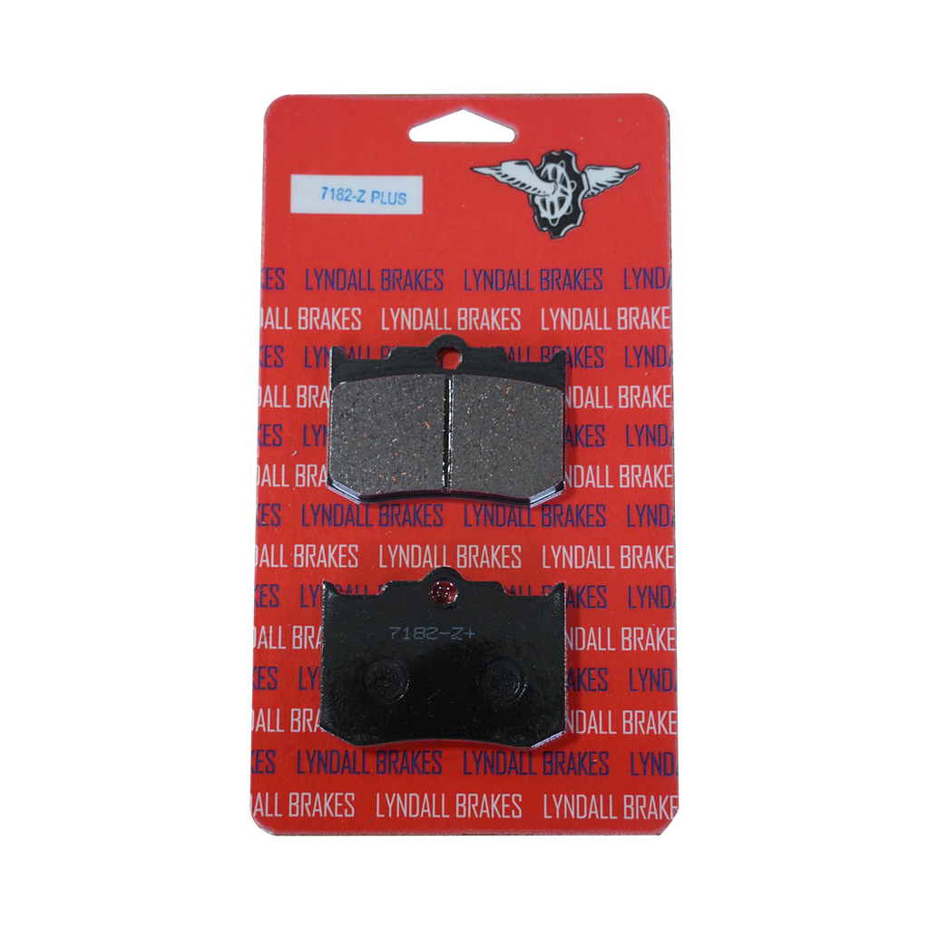 Lyndall Racing Brakes brake pad Z+ P/M 815-0003, high-performance automotive brake pad with durable friction material.