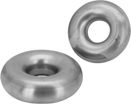 HardDrive Custom Steel 16g Exhaust Donut with 1-3/4 inch diameter for automotive exhaust systems.