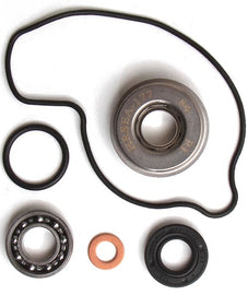 Hot Rods engine water pump kit Hon 421-W0071 with metal components and hoses for Honda engines.