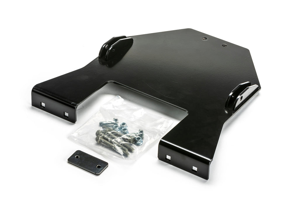 Warn Provantage Center Plow Mounting Kit 620-107562 with metal brackets and mounting hardware for snow plow installation.